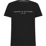 Tommy Hilfiger Herr T-shirts Tommy Hilfiger Logo T-shirt - Jet Black