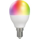 Led lampor päron e14 Deltaco SH-LE14G45RGB LED Lamps 5W E14