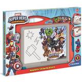 Superhjältar Lektavlor & Skärmar Clementoni Marvel Super Hero Adventures Magnetic Drawing Board