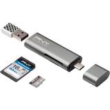 PNY USB-C/USB 3.0 Card Reader for microSDXC/SDXC