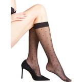 Prickiga Underkläder Falke Dot 15 Den Women Knee-high Socks - Black