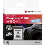 AGFAPHOTO Minneskort & USB-minnen AGFAPHOTO High Speed ​​Professional CFexpress 512GB
