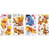 Disney Väggklockor Disney Winnie the Pooh Wall Sticker