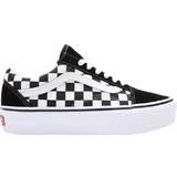 Vans Checkerboard Skor Vans Checkerboard Old Skool Platform W - Black/True White