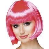 Rosa Maskerad Korta peruker Boland Wig Cabaret Pink