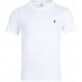 Polo Ralph Lauren Hoodies Kläder Polo Ralph Lauren Custom Slim Fit Cotton T-shirt - White