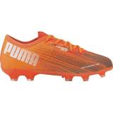 34½ - Orange Fotbollsskor Puma Youth Ultra 2.1 FG/AG - Shocking Orange/Puma Black