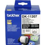 Brother DK Label Black on White