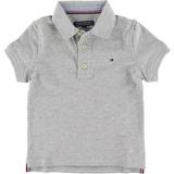 Tommy Hilfiger Pikétröjor Tommy Hilfiger Boy's Classic Short Sleeve Polo Shirt - Grey Heather (KB0KB03975004)