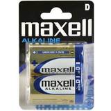 Alkaliska Batterier & Laddbart Maxell LR20 D Cell Blister 2-pack