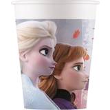 Blommiga Tallrikar, Glas & Bestick Folat Paper Cups Frozen 2 8-pack