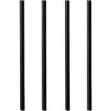Papper Dryckeslekar Papstar Pure Cocktail Straws Black 500-pack