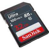 256 GB - SDXC Minneskort SanDisk Ultra SDXC Class 10 UHS-I U1 100MB/s 256GB