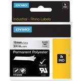 Kontorsmaterial Dymo Rhino Permanent Polyester Black on Clear