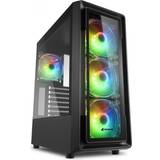 Datorchassin Sharkoon TK4 RGB Tempered Glass