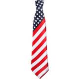 Blå - Världen runt Maskeradkläder Boland American Flag Tie