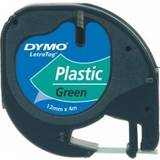 Dymo Letra Tag Tape Black on Green