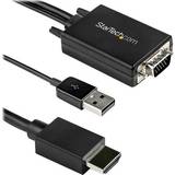 Standard Speed Kablar StarTech USB A/VGA-HDMI 2m