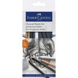 Svarta Färgpennor Faber-Castell Charcoal Sketch Set