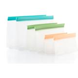 Säker för frys Plastpåsar & Folie InnovaGoods Zags Hermetic Reusable Ziplockpåse 6st
