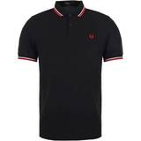 Fred Perry Bomberjackor Kläder Fred Perry Twin Tipped Polo Shirt - Navy/White/Red