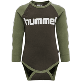 Gröna Bodys Barnkläder Hummel Ryan Body L/S - Deep Lichen Green (208128-6754)