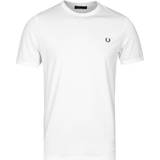 Fred Perry Vinterjackor Kläder Fred Perry Ringer T-shirt - White