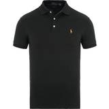 Polo Ralph Lauren Herr - S Pikétröjor Polo Ralph Lauren Slim Fit Soft Touch Pima Polo T-Shirt - Black