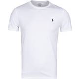 Herr - Jersey Kläder Polo Ralph Lauren Jersey Crewneck T-shirt - White