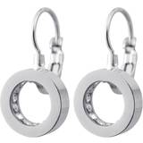 Edblad Monaco French Hook Earrings - Silver/Transparent