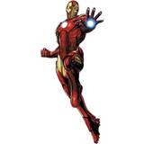 Superhjältar Tavlor & Posters RoomMates Iron Man with Glow Gigant Walstickers