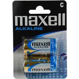 Alkaliska - C (LR14) - Klockbatterier Batterier & Laddbart Maxell C/LR14 Alkaline Compatible 2-pack