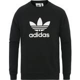 Adidas Herr - Sweatshirts Tröjor adidas Originals Trefoil Warm-Up Crew Sweatshirt - Black