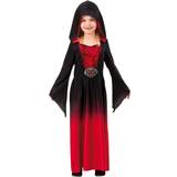 Löständer - Vampyrer Maskeradkläder Hisab Joker Red Dress w. Hood Childrens Costume