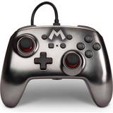 Silver Handkontroller PowerA Enhanced Wired Controller (Nintendo Switch) - Mario Silver