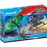 Playmobil Leksaker Playmobil City Action Police Parachute Search 70569