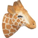 Bruna Krokar & Hängare Ferm Living Animal Hand Carved Hook Giraffe