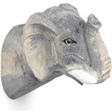 Ferm Living Krokar & Hängare Barnrum Ferm Living Animal Hand Carved Hook Elephant