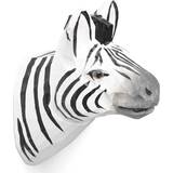 Svarta Krokar & Hängare Barnrum Ferm Living Animal Hand Carved Hook Zebra