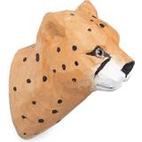Orange Krokar & Hängare Ferm Living Animal Hand Carved Hook Cheetah