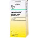 Bayer Hälsovårdsprodukter Bayer Keto Diastix Reagent Strips for Urinalysis 50-pack