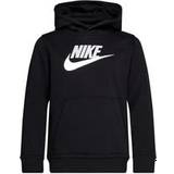Nike Big Kid's Club Fleece Pullover Hoodie- Black/Light Smoke Grey (CJ7861-011)