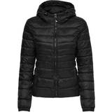 Dam - Nylon Ytterkläder Only Short Quilted Jacket - Black