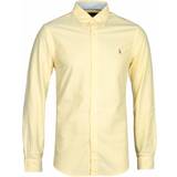 Gula - Herr Skjortor Polo Ralph Lauren Slim Fit Oxford Shirt - Yellow