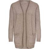 Only Lesly Open Knitted Cardigan - Beige/Beige