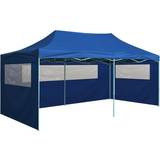 PVC Paviljonger vidaXL Collapsible Party Tent with 4 Side Walls 3x6 m