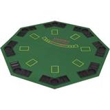 vidaXL 8 Player Folding Poker Tabletop 2 Fold