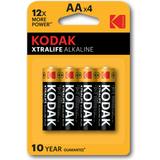 Kodak Alkalisk - Engångsbatterier Batterier & Laddbart Kodak Xtralife AA Compatible 4-pack