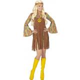 Gul - Hippies Dräkter & Kläder Widmann Adult Hippy Woman Costume