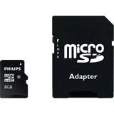 Philips Minneskort Philips FM08MP45B microSDHC Class 10 8GB